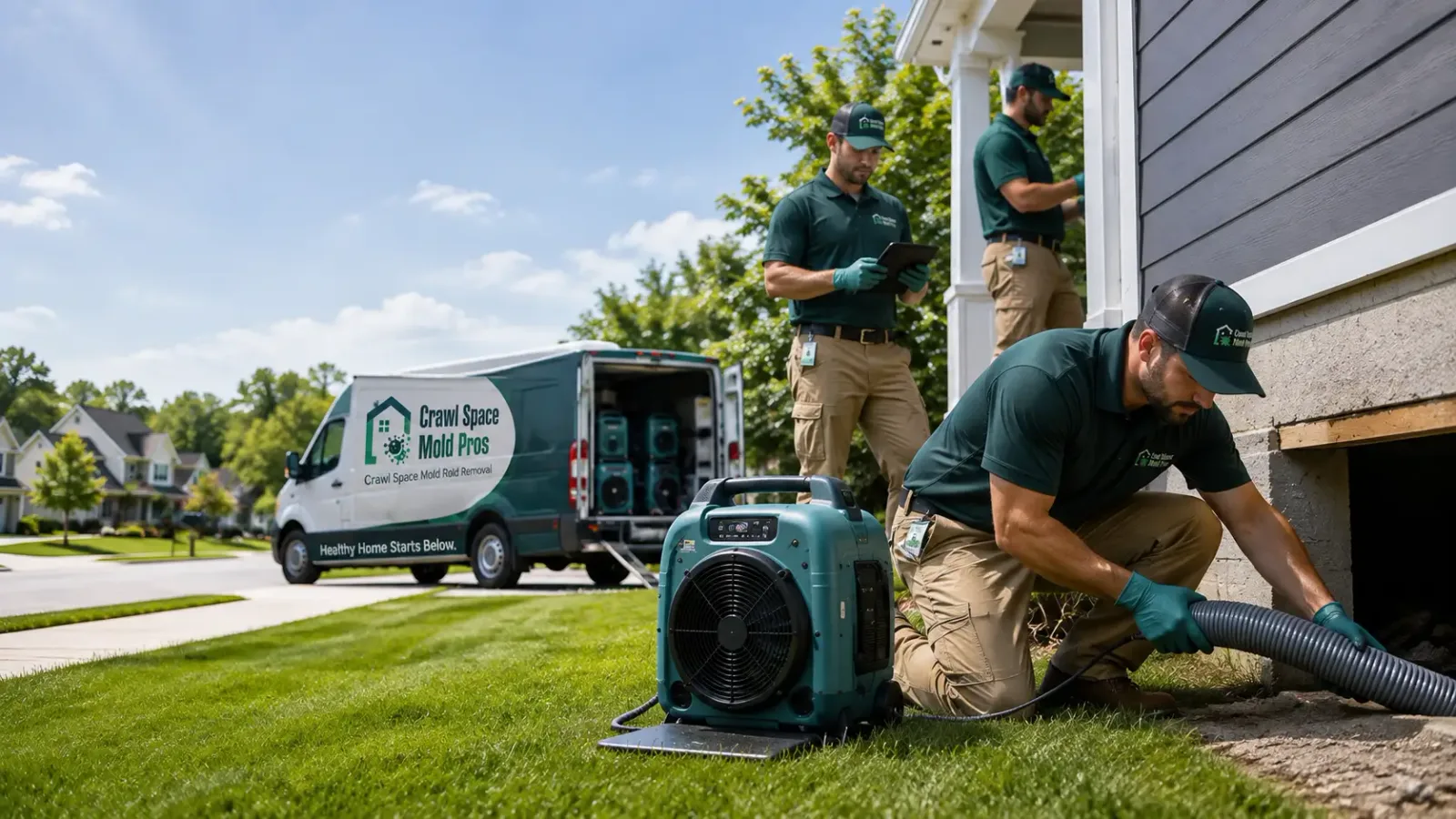 Crawl Space Mold Removal in Eden, UT